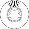 BENDIX 562141B Brake Disc